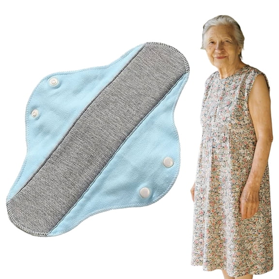 1 Pack Reusable Panty Liners, Cloth Liners for Women Men, Soft Washable Cotton Daily Liners for Light Bladder Leakage & Discharge