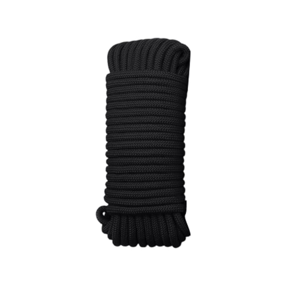 1 Pack Rope Cord 32.8 ft for Clothesline Tents Hammocks, Nylon Outdoor Rope for Flag Pole Camping Crafting, Cord for Tie Swing Climb Knot, Sports and Awning Rope for Home and Outdoors