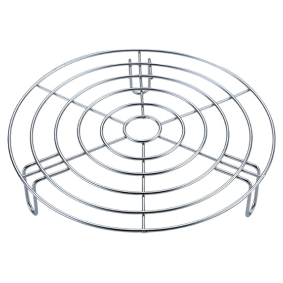 1 Pack Round Stainless Steel Steamer Rack, TINGXIN Multifunctional Lifting Stand, Pot Rack, for Home Kitchen, Cooking and Steaming Use, Style C, 23.5cm