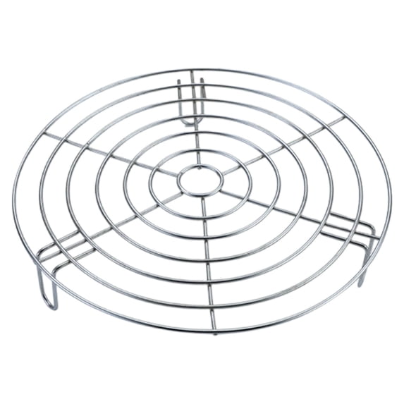 1 Pack Round Stainless Steel Steamer Rack, TINGXIN Multifunctional Lifting Stand, Pot Rack, for Home Kitchen, Cooking and Steaming Use, Style D, 27.5cm