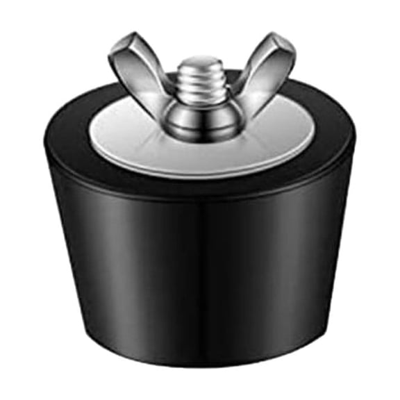 1 Pack Rubber Pool Winter Plug – 1" /1.5" /2" Pool Winterizing Plug with SS Screw, Stainless Steel Bolts, Pool Return Jet Plug for Inground & Above Ground Pools, Heavy Duty Rubber,2"