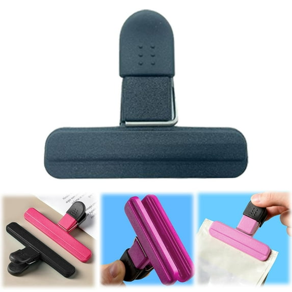 1 Pack Sealing Clip Plastic Sealing Clip Fresh Snack Tea Sealing Simple Sealing Clip Potato Chip Bag Clip Heavy Duty Bag Clip For Food Storage/ Fresh-Keeping Clip Snack Moisture-Proof Sealing Clip