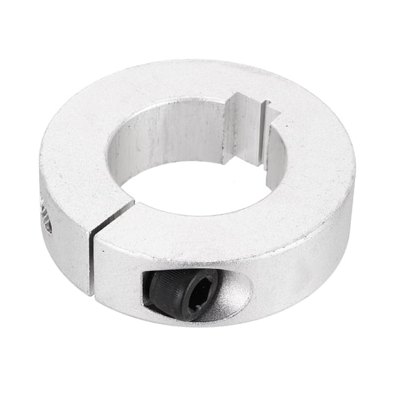 1 Pack Shaft Collar, 1-3/4" Bore One Piece Shaft Collar Clamp Style, 3-1/8" OD, 7/8" Thick Aluminum Clamping Style Locking Collars for Industry Use