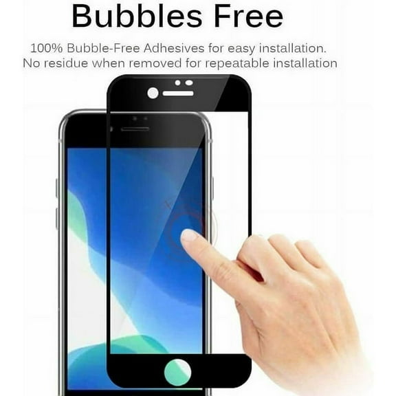 1 Pack Shatterproof Tempered Glass Screen Protector for Apple iPhone SE 2020 / iPhone 7 8, 5D Full Coverage, Anti-Scratch, Anti-Fingerprint, Bubble Free, Edge to Edge Protection