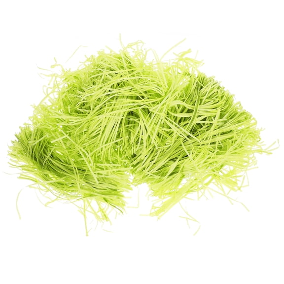 ROMANSENTIAL 1Pack Green Shredded Paper Basket Filler Paper Packaging for Birthday Anniversary Wedding