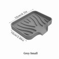 1-Pack Silicone Drain Soap Box Kitchen Bathroom Anti-slip Sink Tray ...