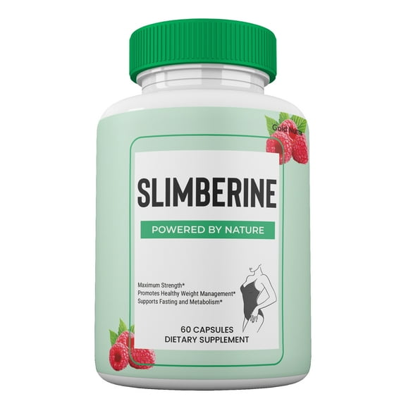 (1 Pack) Slimberine Capsules, Slimberine Advanced Formula Maximum Pills, Slim berine Keto Supplement All Natural Powered by Nature, 1 Month Supply