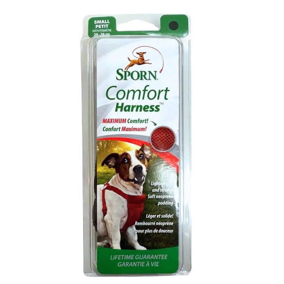 1 Pack Small Adjustable Dog Harness with Soft Neoprene Padding Breathable Mesh Chest Panel for Comfortable Daily Walks and Training, Red