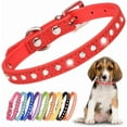 thumbnail image 1 of 1 Pack Small Dog Collars, Bling Diamond Pretty Crystal Sparkly Rhinestone Glitter Jewel Puppy Collar for XXS Xs Small Medium Pet Girl Cat Female Kitten, 1 of 6