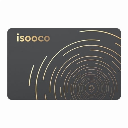 Bluetooth Slim Card- 1 Pack Thin Bluetooth Tracker, Works with Apple Find My(Only Ios), With IP67 Waterproof, Wallet Finder and Item Locator for Wallet, Luggage Tags and More.