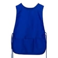 thumbnail image 1 of 1 Pack Smock Apron for Unisex Women & Men, Smock Apron with 3 Pockets, Durable Art Smock Aprons for Painting, Universal Adult Smock Aprons for Painting, Work, Hairstylist, Kitchen(Blue,27x10"), 1 of 2