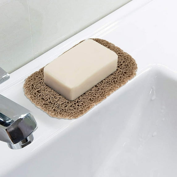 1 Pack Soap Saver Holder for Bar Soap Shower Bathroom Dish Self Draining Lift Pad Porous Construction air circulate 2.9" x 4.5" Non-BPA Non- Durable(Yellow)