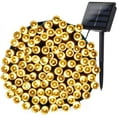 thumbnail image 1 of 1 Pack Solar String Lights 72ft 22m 200 LED 8 Modes Solar Powered Outdoor Lighting Waterproof Christmas Fairy Lights for Xmas Tree Garden Homes Ambiance Wedding Lawn Party Decor (Warm White), 1 of 9