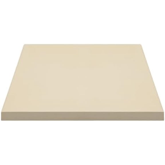 1 Pack Square Pizza Stone 16 x 16 x 1 Inch Large Heavy Duty Cordierite Pizza Pan for Oven and Grill Thermal Shock Resistant up to 1, 450F Cooking Baking Stone for Bread BBQ