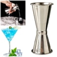 thumbnail image 1 of 1-Pack Stainless Steel Cocktail Jiggers – Double Measuring Cups for Bartending Daily Or Home Bar Use, 1 of 8