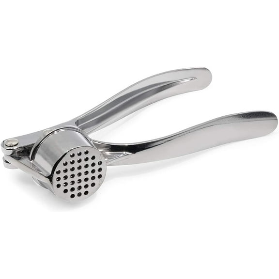 [1 Pack] Stainless Steel Garlic Press - Professional Kitchen Garlic Crusher - Easy Squeeze, Dishwasher safe - Cooking Utensils, Clove Press and Ginger Mincer