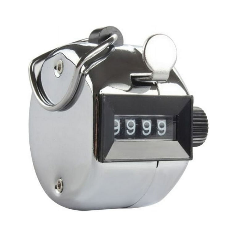 1 Pack Stainless Steel Hand Tally Counter 4 Digit Tally Counters