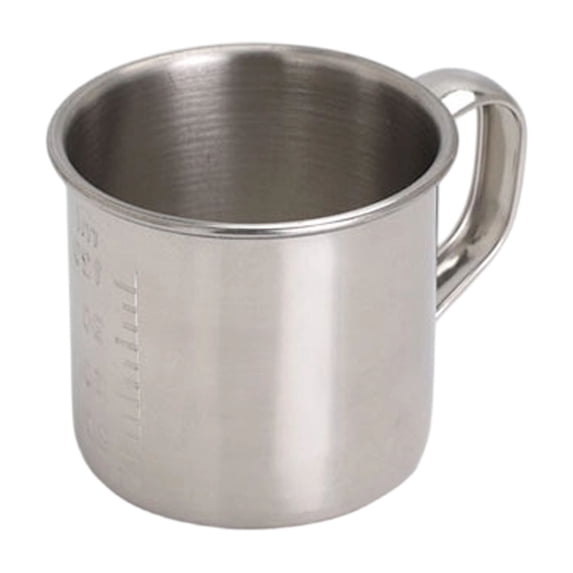 1 Pack Stainless Steel Measuring Cup, Cups with Graduated Markings, for Baking, Rice, Liquid by Ageoie