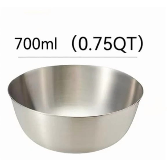 1 Pack Stainless Steel Mixing Bowl  Microwave and Dishwasher Safe Ideal for Baking Prepping Cooking and Serving Food