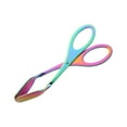 thumbnail image 1 of 1 Pack Stainless Steel Scissor Metal Tongs Kitchen Tongs for Cooking Heat Resistant Small Scissor for BBQ Grilling Tool for Hot Food Like Steak, Eggs, Buffet Dishes, Pastries(Pink1,7.1x1.2"), 1 of 9