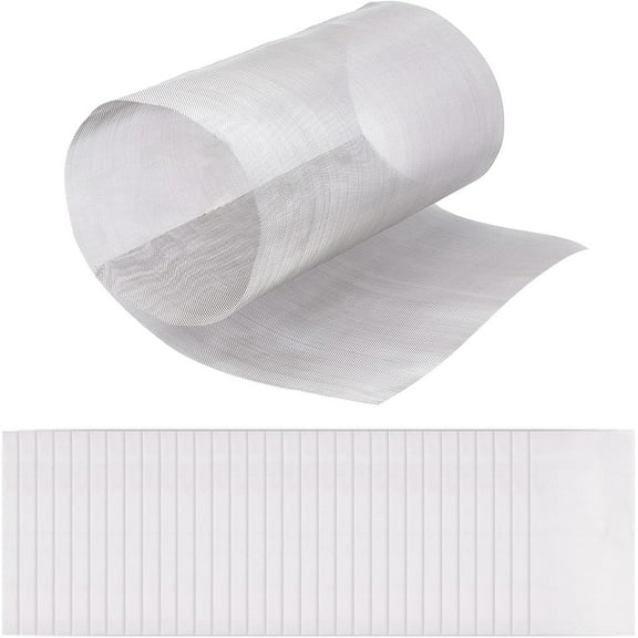 1 Pack Stainless Steel Woven Wire Mesh 23x11" 30 Mesh Heat Resisting Metal Wire Mesh Sheets Bulk for Cabinets Mesh Window Screens Net BBQ Wire