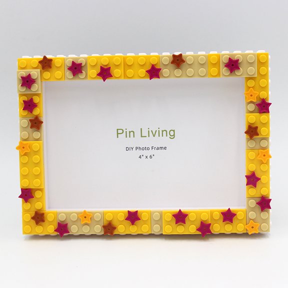 1 Pack Star Sky Color Block Photo Frame, Simple DIY Picture Display Frame for Home Interior Decor