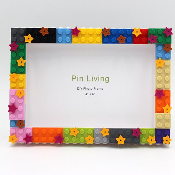 1 Pack Star Sky Color Block Photo Frame, Simple DIY Picture Display Frame for Home Interior Decor