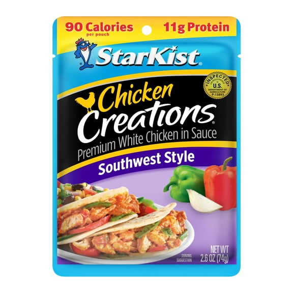 (1 Pack) StarKist Chicken Creations, Southwest Style, 2.6 oz Pouch