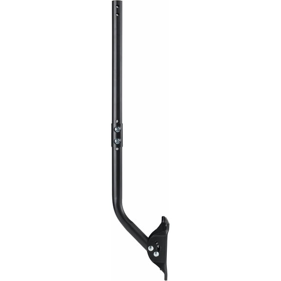 1-Pack Steel Antenna Mounting Pole, 1.25 x 33.25 in Reversible J-Pole, Adjustable Eave Roof Mount for TV WiFi 4G 5G Weather Station Antennas, with Mounting Hardware