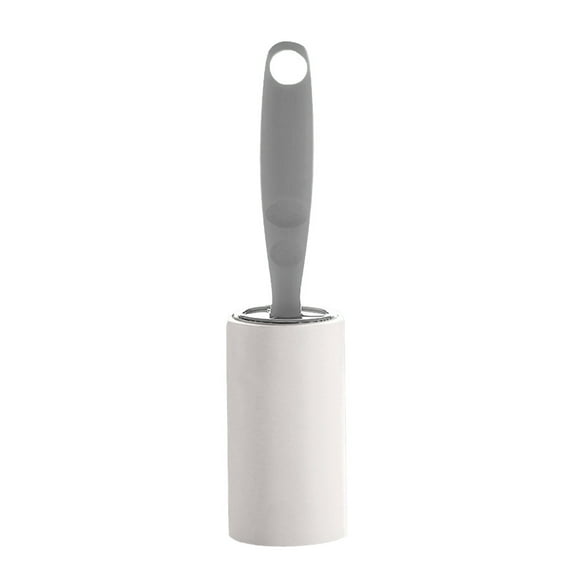 1 Pack Sticky Lint Roller,Lint Rollers,Short Handle Sticky Mop ,Reusable Washable Lint Roller Pet Hair Remover Include Large and Small Size Cleaner for Clothes, Pet Hairs, Carseats(Grey)