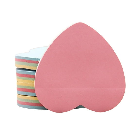 1 Pack Sticky Notes,Self-adhesive Sticky Notes,Strong Sticky Self-Adhesive Notepads,100 Sheets/Pad, Reusable Notepads for Office and Home,Eight styles(love)