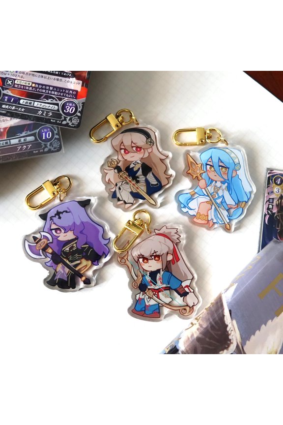 1 Pack Strategy JRPG | fates 2.5 charms (1 keychain)/RANDOM 1 PACK