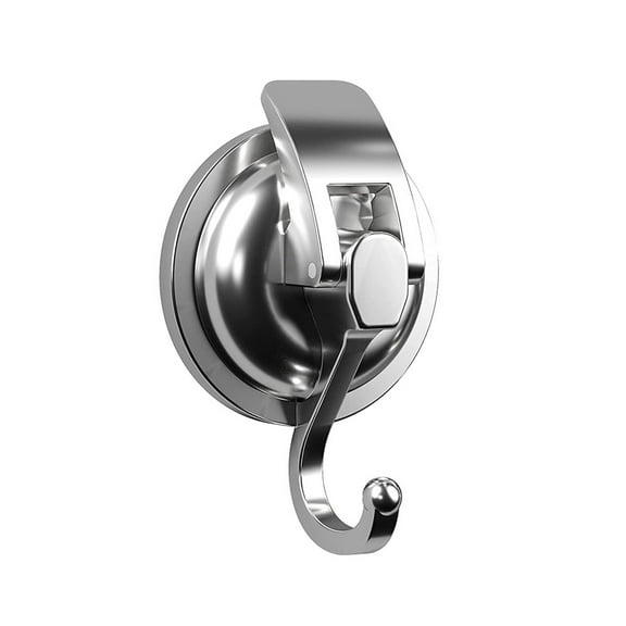 1 Pack Suction Cup Hooks, Large Shower Suction Hooks, Heavy Duty Reusable Window Glass Vacuum Hooks Kitchen Bathroom Wall Hanger for Towel Loofah Sponge Bathrobe Christmas Wreath