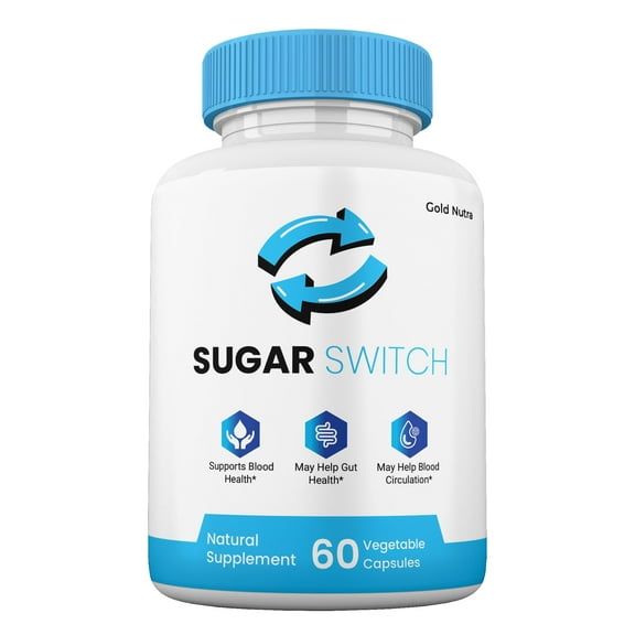 (1 Pack) Sugar Switch Glycogen Pills, SugarSwitch Capsules Advanced Blood Health Formula Supplement, 60 Capsules