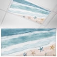 thumbnail image 1 of 1 Pack Summer Beach Fluorescent Light Covers for Ceiling Lights Abstract Gradient Green Ocean Waves Starfish Seashell Magnetic Ceiling Light Covers Overhead Light Filters for Office Classroom Home, 1 of 9
