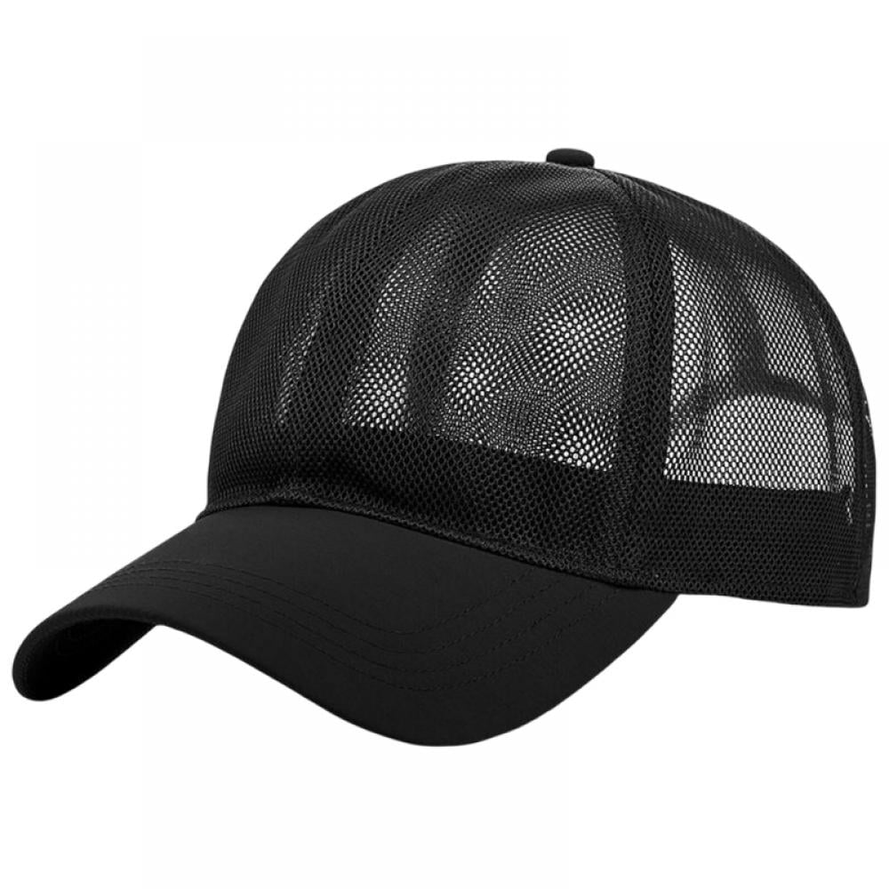 Quanhaigou Trucker Hat - Mesh Snap Back - unisex Adjustable Baseball Cap - Outdoor Hats for Men Women