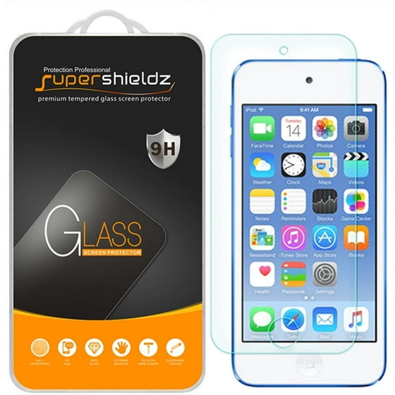 [1-Pack] Supershieldz for Apple iPod Touch (7th Gen 2019 Released / 6th & 5th Generation) Tempered Glass Screen Protector, Anti-Scratch, Anti-Fingerprint, Bubble Free