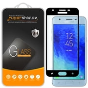 Supershieldz Designed for Samsung Galaxy J3 (2018)/ Express Prime 3 / J3 Orbit / J3 Aura / J3 Top Tempered Glass Screen Protector, Anti Scratch, Bubble Free (Black)