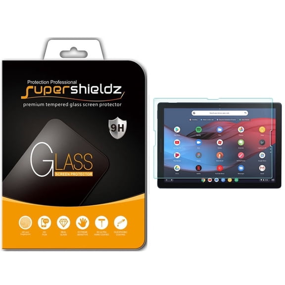 [1-Pack] Supershieldz for Google Pixel Slate Tempered Glass Screen Protector, Anti-Scratch, Anti-Fingerprint, Bubble Free