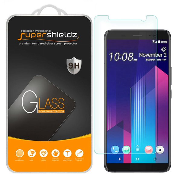 [1-Pack] Supershieldz for HTC U11 Plus / U11+ Tempered Glass Screen Protector, Anti-Scratch, Anti-Fingerprint, Bubble Free