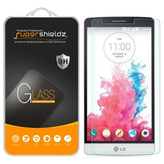 [1-Pack] Supershieldz for LG G3 Tempered Glass Screen Protector, Anti-Scratch, Anti-Fingerprint, Bubble Free