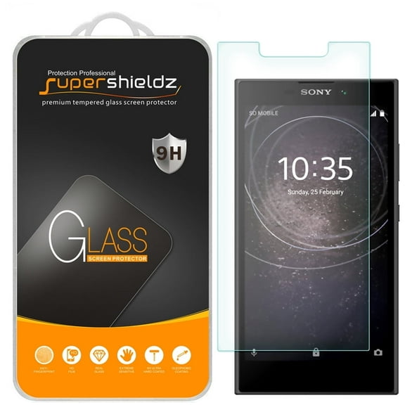 [1-Pack] Supershieldz for Sony Xperia L2 Tempered Glass Screen Protector, Anti-Scratch, Anti-Fingerprint, Bubble Free