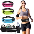 thumbnail image 1 of 1-Pack Sweat-Proof Running Waist Pack – Anti-Bouncing Travel Belt Bag with Adjustable Pouch for Men and Women TIKA, 1 of 7
