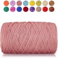 thumbnail image 1 of 1 Pack T-Shirt Yarn Bulk for Crocheting (200g/65.62YDS),Soft Elastic Tshirt Cloth for Beginner Crafts and DIY Knitting Crocheting/Bag/Basket/Coaster, Polyester Fabric Chunky Thick Yarn, 1 of 7
