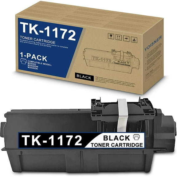 1 Pack TK1172 1T02S50US0 Compatible Black Toner Cartridge Replacement for TK-1172 M2540dw M2040dn Printer (Yield up to 7,700 Pages)
