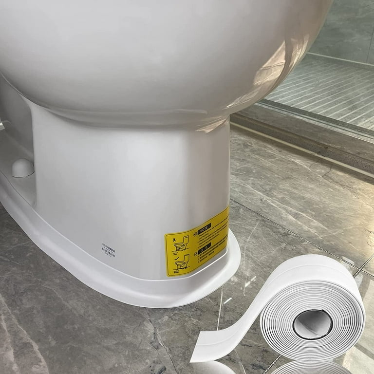 Self Adhesive Toilet Caulk Tape for Bottom of Toilet Caulk Strip Caulk  Sealer Bathroom Sealing Strip Tape Waterproof Shower Sealant Strips  Caulking