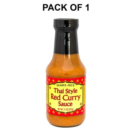 1 Pack Thai Style Red Curry Sauce - 11 Oz