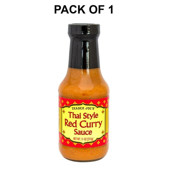 1 Pack Thai Style Red Curry Sauce - 11 Oz