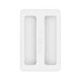 thumbnail image 1 of 1 Pack Toaster Cover 1 Slice Silicone Toaster Lid Bread Machine Cover Bread Maker Accessories (White,6.2"), 1 of 8