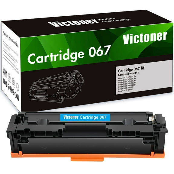 1-Pack Toner Cartridg 067 Cyan Compatible for CRG 067 Canon 067 067H ImageCLASS MF656Cdw MF654Cdw MF653Cdw LBP632Cdw LBP633Cdw MF650 LBP630 Series Printer Ink